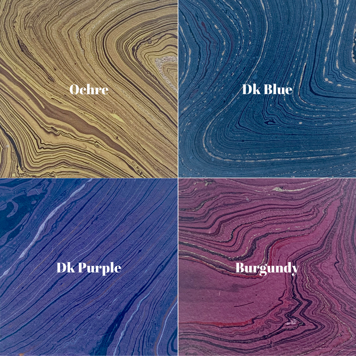 Customizable Coptic Stitch Journal | Marble Covers