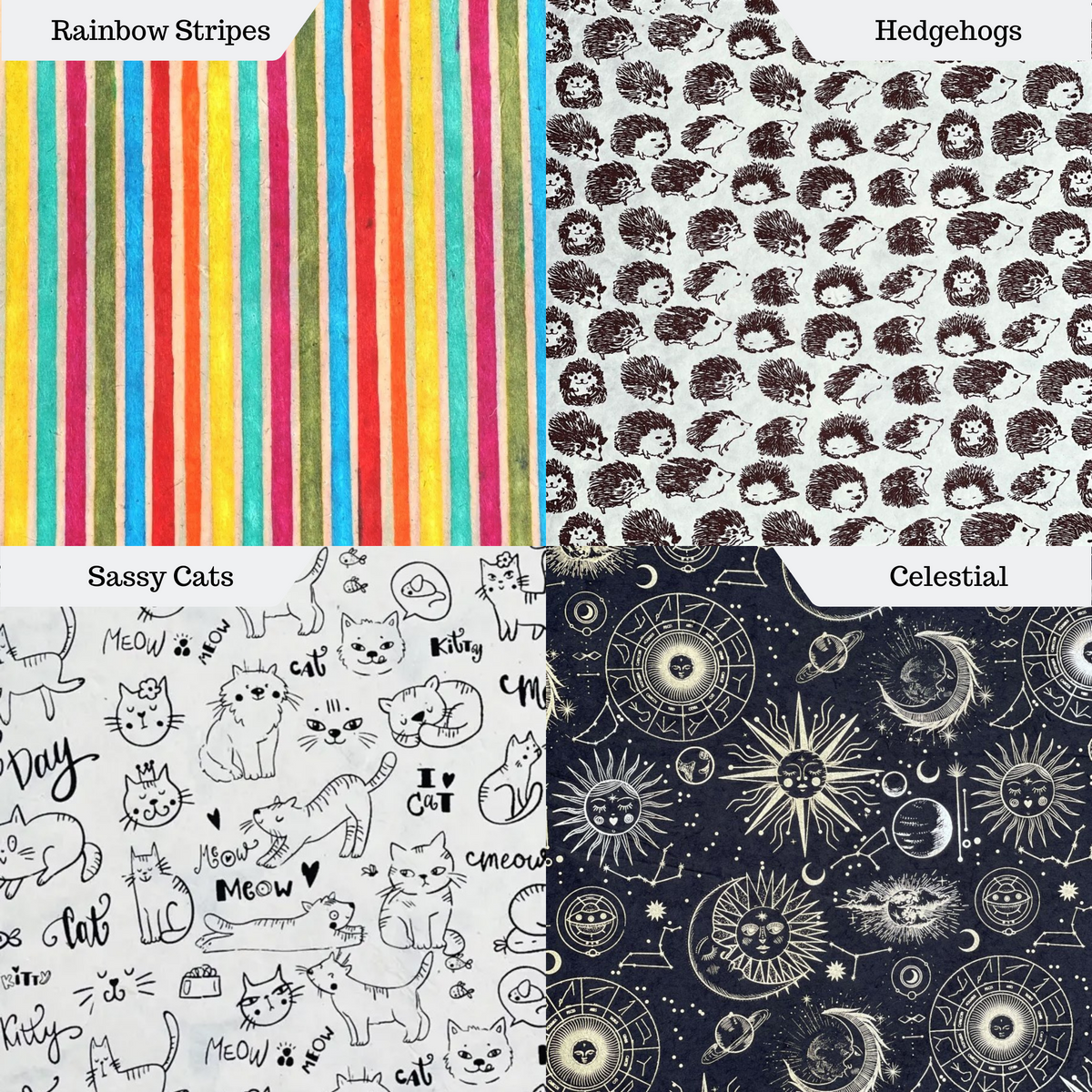 Customizable Coptic Stitch Journal | Print Covers (Multiple Designs)