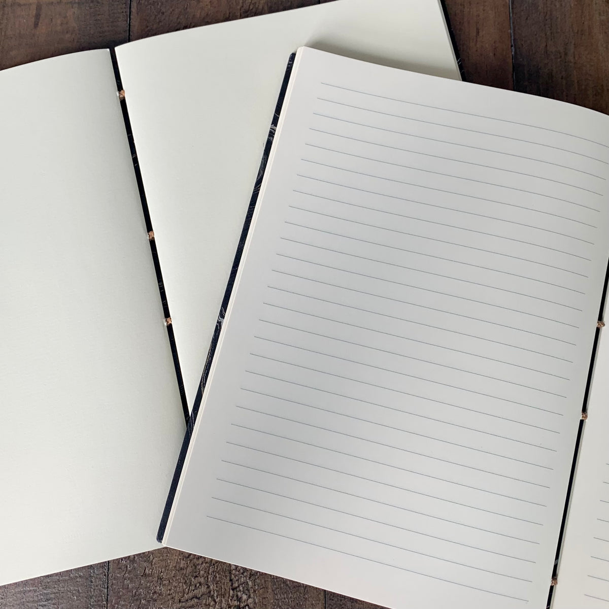 Customizable Coptic Stitch Journal | Marble Covers