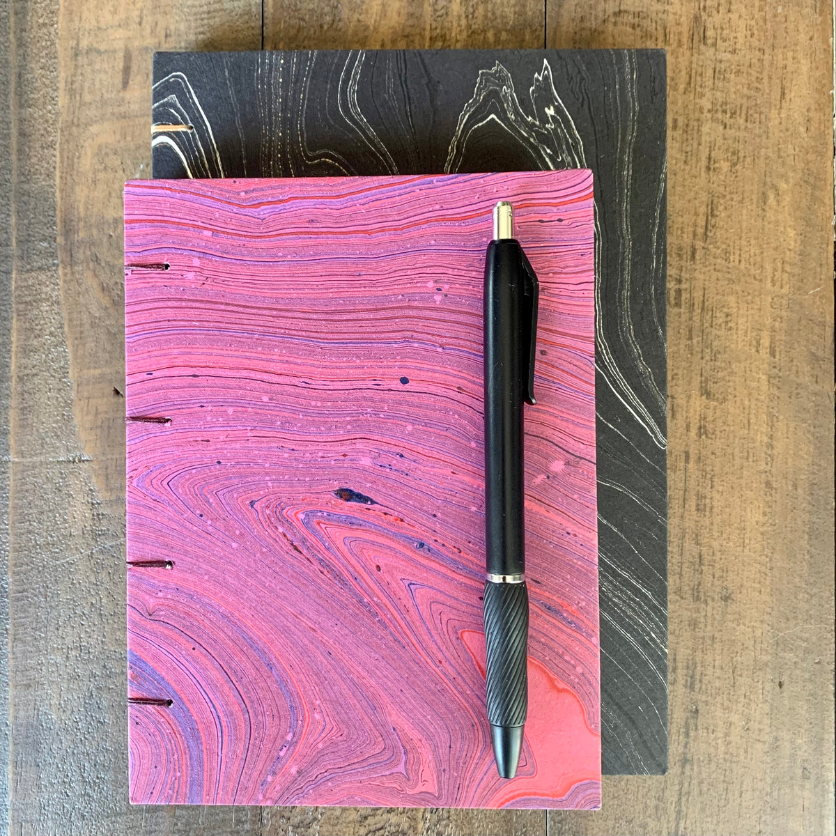 Customizable Coptic Stitch Journal | Marble Covers